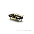 Cabeçalho de pino de passo de 2,0 mm SMT de linha dupla
